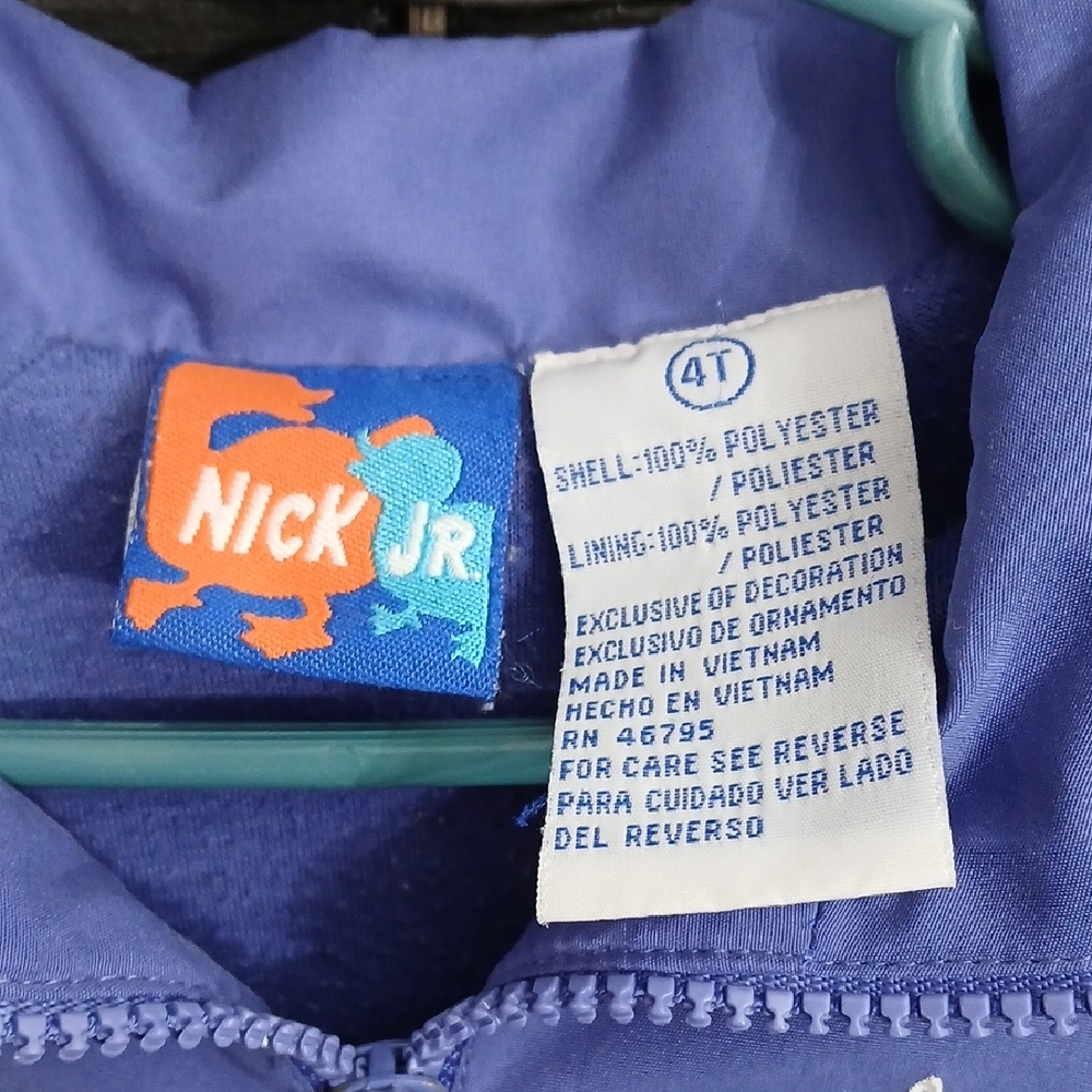 Vintage Dora The Explorer Nick JR Viacom 2002 Purple Jacket Star Design SZ 4T - Picture 2 of 8
